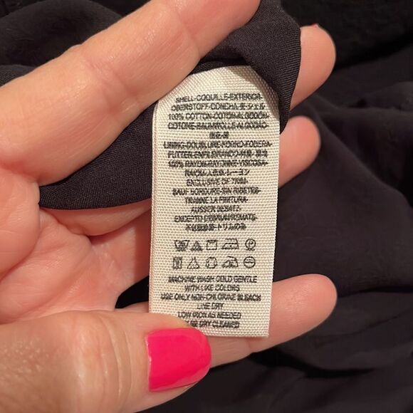 Free People Maribelle Crochet Button Back Sleeveless Black Mini Dress Sz S - Picture 11 of 11